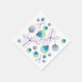 ハンドダディ絵を描リオンセベトス スタンダードカクテルナプキン (角)