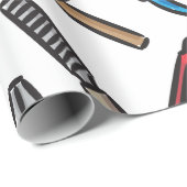 ハンドツールのパターンの色 ラッピングペーパー (ロールコーナー)