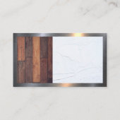 ハンドツール |便利屋 |木材と広い壁 名刺 (裏面)