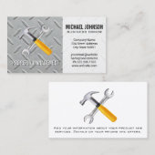 ハンドツール |建築 |鉄鋼 名刺 (正面/裏面)