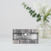 ハンドツール | 金属と木材 名刺 (スタンド正面)