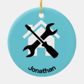 ハンドデザインセラミックオーナメント セラミックオーナメント (裏面)