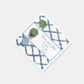 ハンドトピ絵を描アリーチノイスリージンジャージャール スタンダードカクテルナプキン (角)