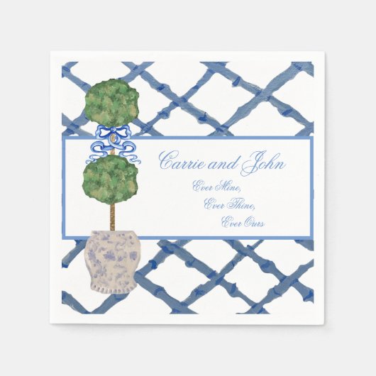 ハンドトピ絵を描アリーチノイスリージンジャージャール スタンダードカクテルナプキン (正面)