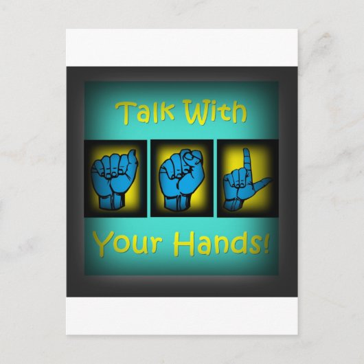 ハンドトーク（2） ポストカード (正面)