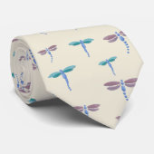 ハンドドラゴ絵を描バエのアクリル模様 ネクタイ (ロール)