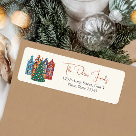 ハンドドロッドシティアムステルダムクリスマス ラベル