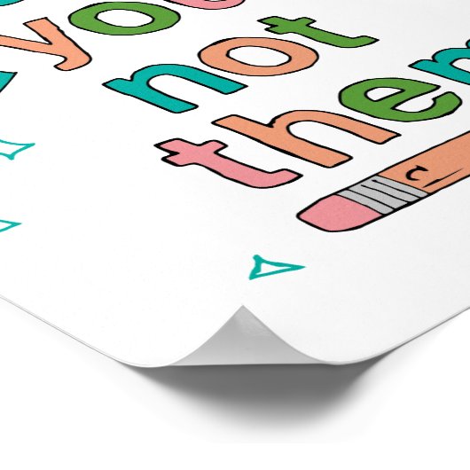 ハンドドロッドメイ引用文キッド頭が切れる引用文高揚 ポスター (角)