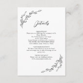 ハンドドロッドローレルリース エンクロージャーカード (正面)