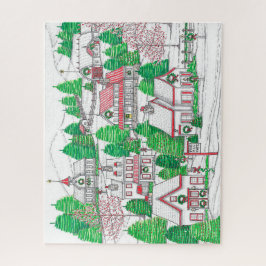 ハンドドロッドヴィンテージホリデーパズル ジグソーパズル