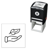 ハンドドロップフェザー セルフインキングスタンプ (インサイチュ)