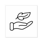 ハンドドロップフェザー セルフインキングスタンプ (デザイン)