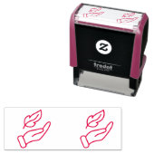 ハンドドロップフェザー セルフインキングスタンプ (インサイチュ)