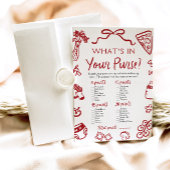 ハンドドローあなたの財布の赤ちゃんシャワーのゲームに何が 招待状