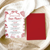 ハンドドローあなたの電話の赤ちゃんシャワーゲームに何が 招待状