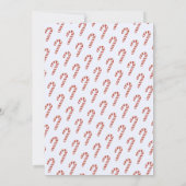 ハンドドローお洒落ドああ何おもしろいクリスマスパーティー 招待状 (裏面)