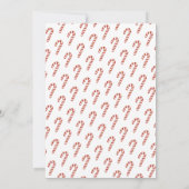 ハンドドローお洒落ドああ何おもしろいクリスマスパーティー 招待状 (裏面)