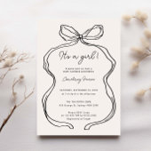 ハンドドローお洒落ドは女の子のシャワーだ 招待状