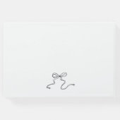 ハンドドローお洒落ドクレストゲストブック ゲストブック (裏面)