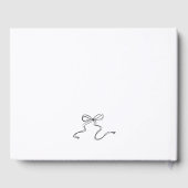 ハンドドローお洒落ドクレストゲストブック ゲストブック (裏面)