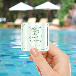 ハンドドローお洒落ドグリーンマルチニ&マトリックス スクエアシール