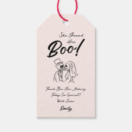ハンドドローお洒落ドハロウィン結婚ズ ギフトタグ
