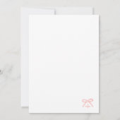 ハンドドローお洒落ドボーコー結婚ラル 招待状 (裏面)