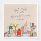 ハンドドローお洒落ド小メリーブライダルシャワー (正面)