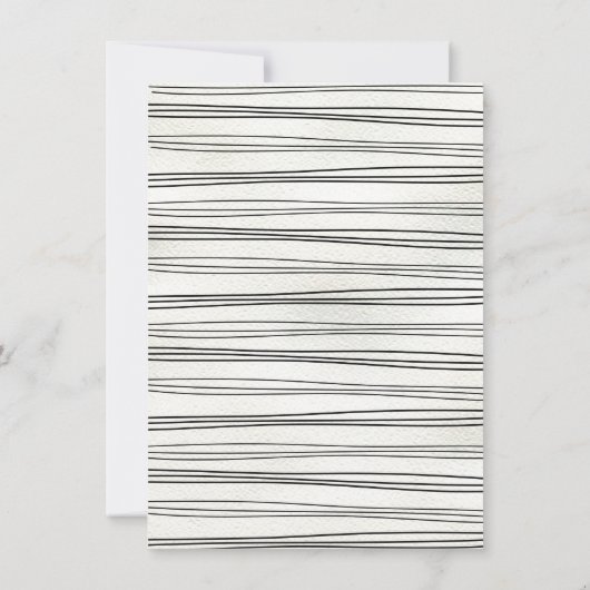 ハンドドローお洒落ド成人誕生日パーティー 招待状 (裏面)