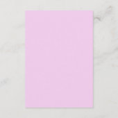 ハンドドローお洒落ド結婚の感謝 エンクロージャーカード (裏面)