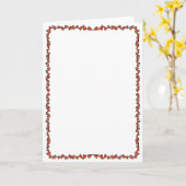 ハンドドローかわいらしド愛ハート縁どドードル カード (黄色い花)