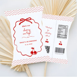 ハンドドローさくらんぼオントップチップバッグロットバッグラッパー チラシ