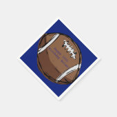 ハンドドローされたサッカーバースデーパーティー紙ナプキンス スタンダードカクテルナプキン (角)