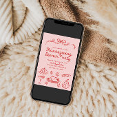 ハンドドローウィムシーバウ感謝祭ディナー招待状 シーズンカード