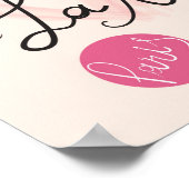 ハンドドローエッフェルタワー ポスター (角)