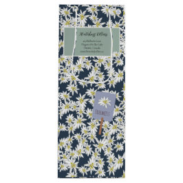 ハンドドローエデルワイスヴィネヤードブテエレガントィック ワインギフトバッグ