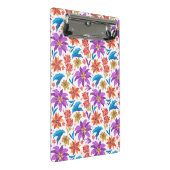 ハンドドローカラフルド異国花柄–70703 ミニクリップボード (アングル)