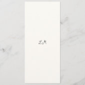 ハンドドローカーモダンドードル結婚ズ メニュー (裏面)