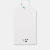 ハンドドロークリスマスイラストレーション ギフトタグ (裏面)