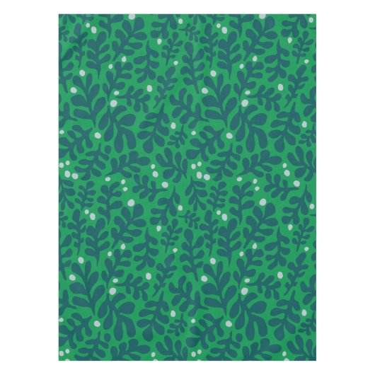 ハンドドロークリスマスイラストレーション テーブルクロス (正面)