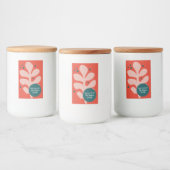 ハンドドロークリスマスイラストレーション フードラベル (ボトル)