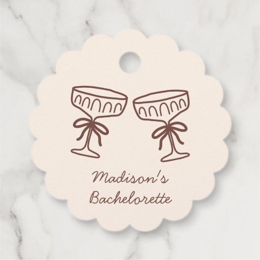 ハンドドローコケットエスプレッソマルティーニバチェロレッテ フェイバータグ (裏面)