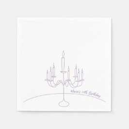 ハンドドローコソフトルネッサンスコケットパーティー スタンダードカクテルナプキン