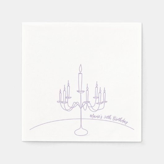 ハンドドローコソフトルネッサンスコケットパーティー スタンダードカクテルナプキン (正面)