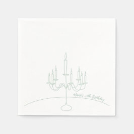 ハンドドローコソフトルネッサンスコケットパーティー スタンダードカクテルナプキン