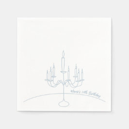 ハンドドローコソフトルネッサンスコケットパーティー スタンダードカクテルナプキン