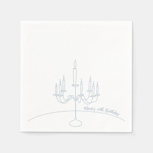 ハンドドローコソフトルネッサンスコケットパーティー スタンダードカクテルナプキン (正面)