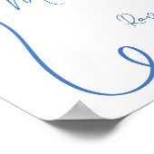 ハンドドロースケッチシャンパンポー結婚トウェルカム ポスター (角)