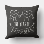 ハンドドローチャルボード1周年記念装飾用クッション クッション (裏面)