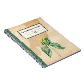 ハンドドロードウェイクロビン組パーソナライズされた成物 ノートブック (右側)